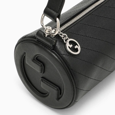 Shop Gucci Blondie Small Bag In Black Leather Women