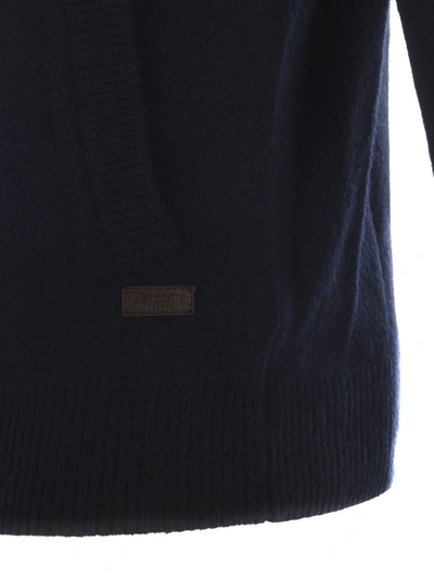 Shop Barbour Sweater Borbour In Blue