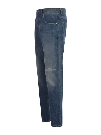 Dondup Denim Jeans In Clear Blue