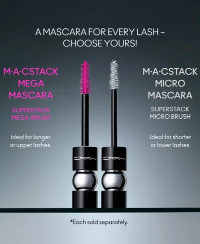 Mac Stack Mascara In Superstack Mega Brush In Black Stack
