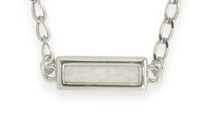 Sterling Forever Pavati Opal Necklace In Silver