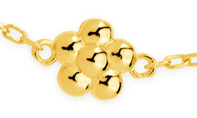 Sterling Forever June Anklet In Gold