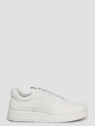 Shop Givenchy 4g Low Sneakers In White