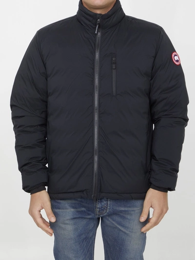 Shop Canada Goose Lodge Jacket In Black