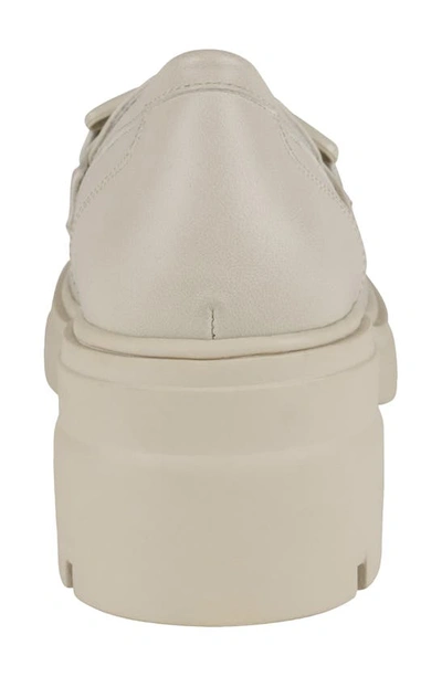 Good Choice New York Caesar Bit Lug Sole Loafer In Off White