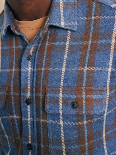 Shop Faherty Legend&trade; Sweater Shirt (tall) In Alpine Lake Plaid