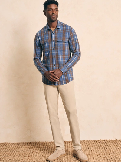 Shop Faherty Legend&trade; Sweater Shirt (tall) In Alpine Lake Plaid