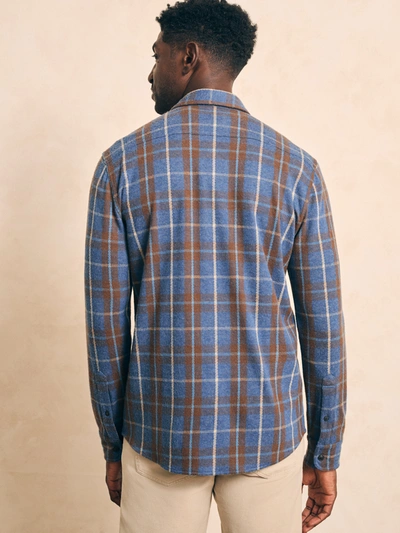 Shop Faherty Legend&trade; Sweater Shirt (tall) In Alpine Lake Plaid