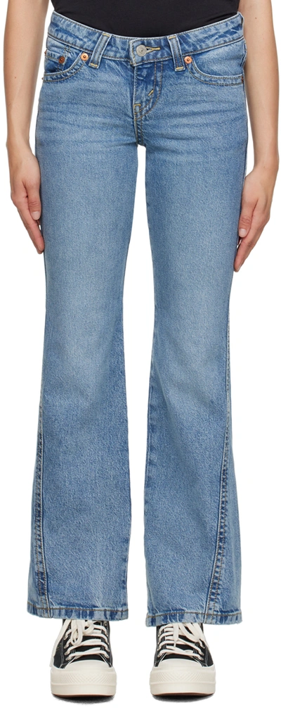 Shop Levi's Blue Noughties Bootcut Jeans In Reach For The Stars