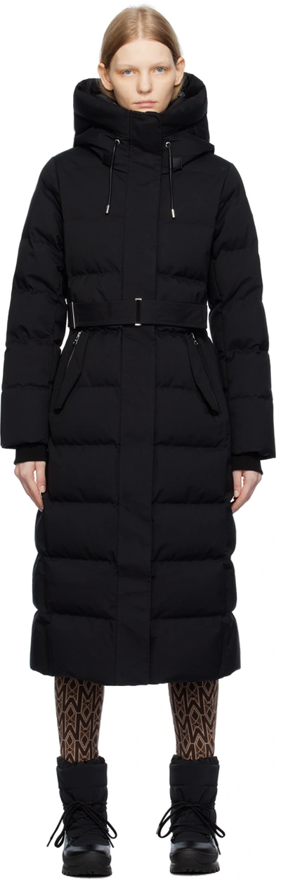 Shop Mackage Black Shyla 2-in-1 Down Coat