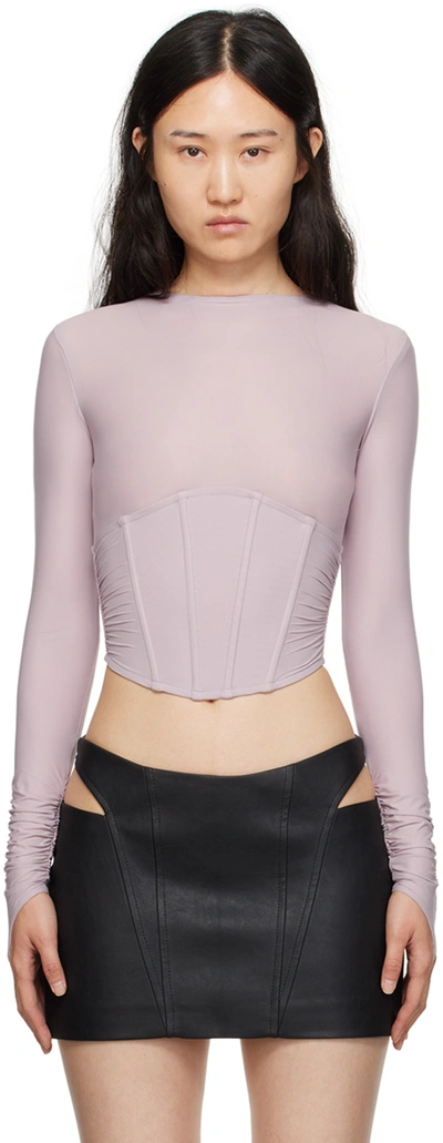 Misbhv Pandora Corset Top In Nirvana