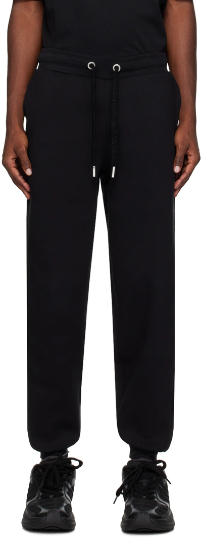 Shop Ami Alexandre Mattiussi Black Drawstring Sweatpants In Black/001