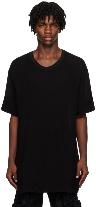 Shop Julius Black Edge Seam T-shirt