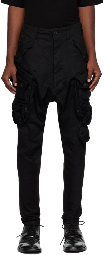 Shop Julius Black Zip Cargo Pants