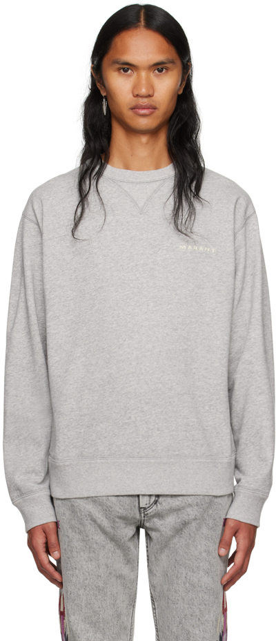 Shop Isabel Marant Gray Mikis Sweatshirt In 02gy Grey