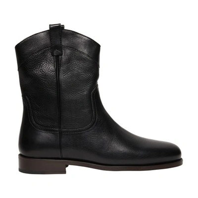 Shop Lemaire Western Boots In Black
