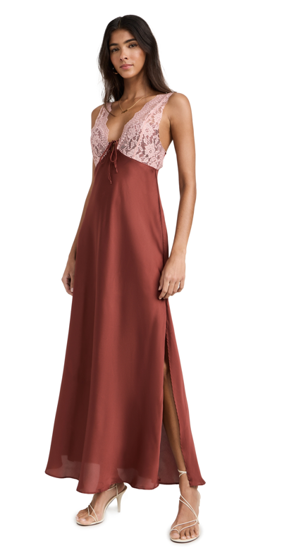 Shop Free People Country Side Maxi Slip Sparkling Cider