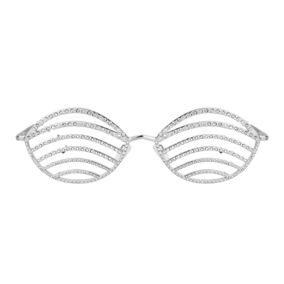 Shop Nué Party Goddess Eyeglasses In Silver