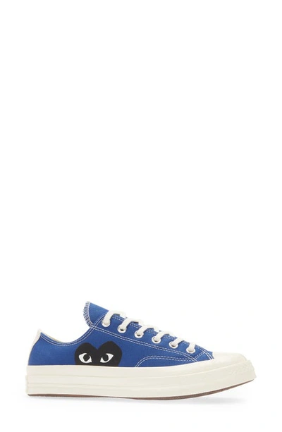 Shop Comme Des Garçons Play X Converse Chuck Taylor® Hidden Heart Low Top Sneaker In Blue