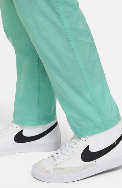 Shop Nike Kids' Sportswear High Waist Cargo Pants In Clear Jade