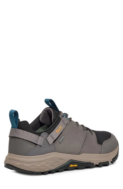 Shop Teva Grandview Gtx Waterproof Sneaker In Dark Gull Grey/ Blue Coral
