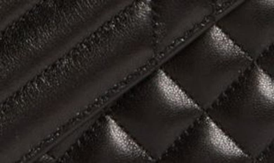 Shop Saint Laurent Medium Cassandra Quilted Leather Envelope Bag In Nero/ Nero/ Nero