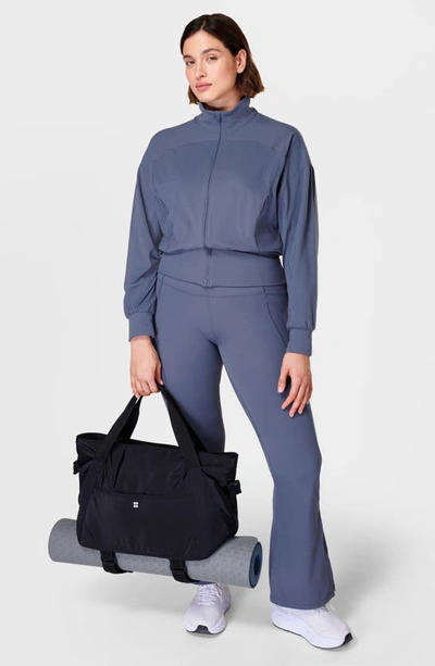 Shop Sweaty Betty Supersoft Zip Jacket In Endless Blue