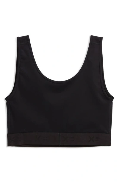 Shop Tomboyx V-neck Compression Top In Black