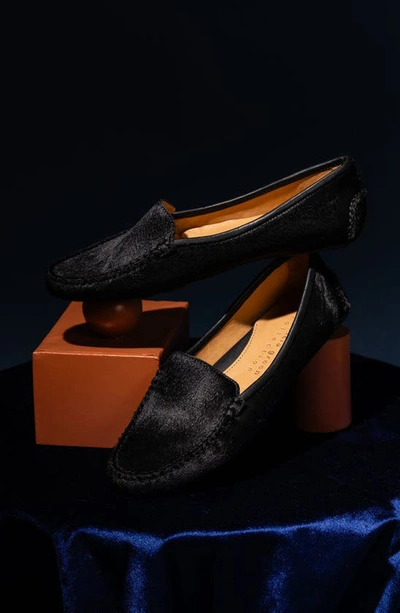 Patricia Green 'jillian' Loafer In Black Haircalf