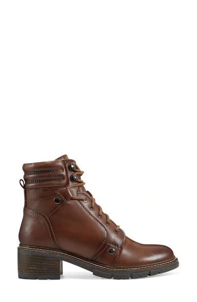 Shop Earth Judie Combat Boot In Brown