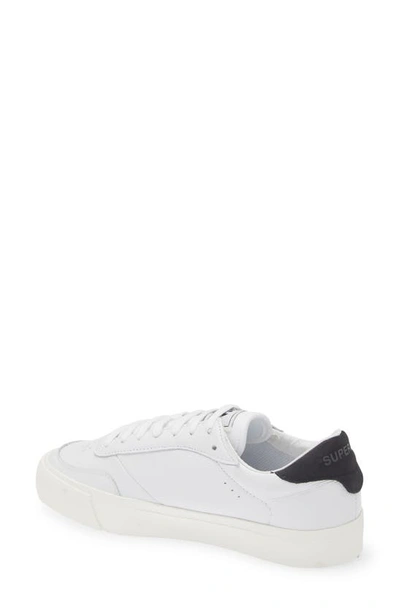 Shop Superga 3843 Court Sneaker In White Bristol Black Favorio