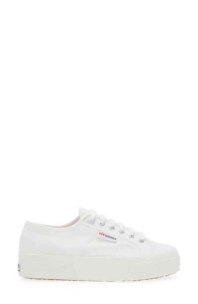 Shop Superga 2740 Platform Sneaker In White