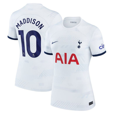Shop Nike James Maddison White Tottenham Hotspur 2023/24 Home Stadium Replica Player Jersey