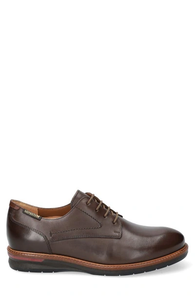 Shop Mephisto Falco Derby In Dark Brown