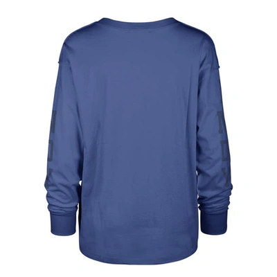 Shop 47 ' Royal Indianapolis Colts Tom Cat Lightweight Long Sleeve T-shirt