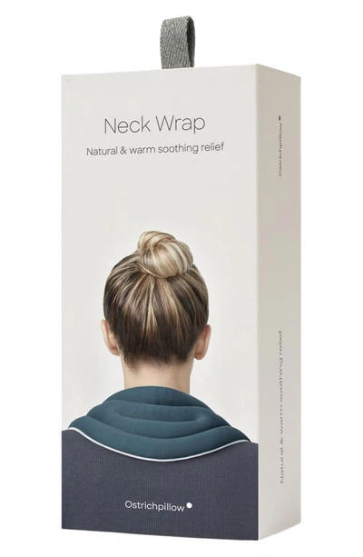 Ostrichpillow Heated Neck Wrap In Endless Blue
