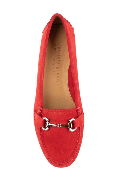 Shop Patricia Green 'carrie' Loafer In Red Suede