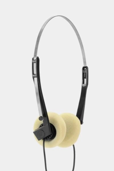 Shop Retrospekt Retro Foam On-ear Headphones By  In Neutral At Urban Outfitters