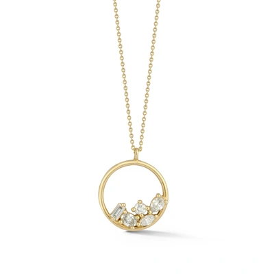 Shop Dana Rebecca Designs Alexa Jordyn Multi-shape Nesting Necklace In Yellow Gold