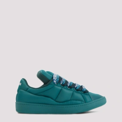 Shop Lanvin Curb Xl Sneakers In Forest