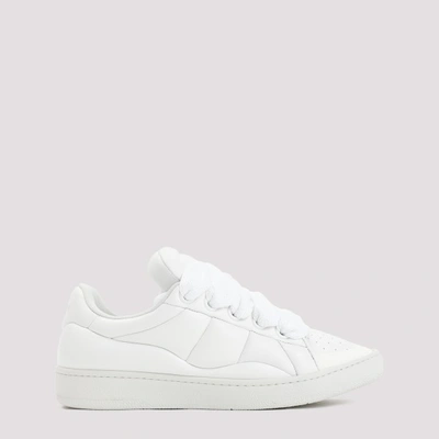 Shop Lanvin Xl Low Top Sneakers In White White