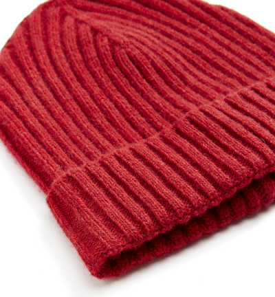 Shop La Canadienne Haley Cashmere Hat In Red