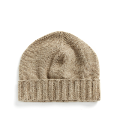 Shop La Canadienne Hardy Cashmere Hat In Taupe