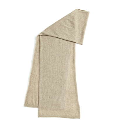 Shop La Canadienne Hawthorn Cashmere Scarf In Taupe