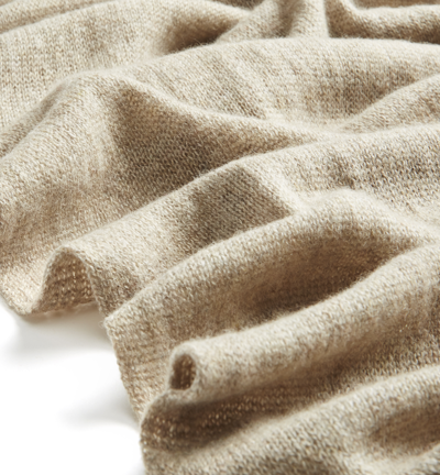 Shop La Canadienne Hawthorn Cashmere Scarf In Taupe
