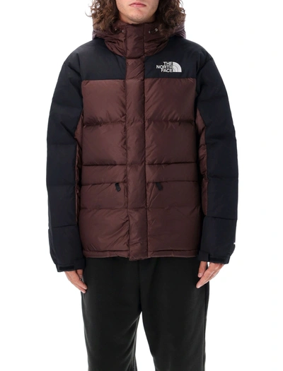 Shop The North Face Himalayan Down Parka In Brown/black