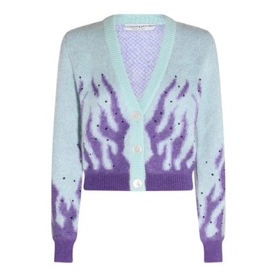 Shop Alessandra Rich Sweaters In Mint-violet