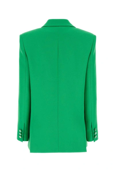 Chiara Ferragni Tailored Blazer With Stylish Enhancements In Green