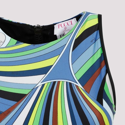 Shop Emilio Pucci Swimsuit Polyamide One-piece Swimwear In Multicolour