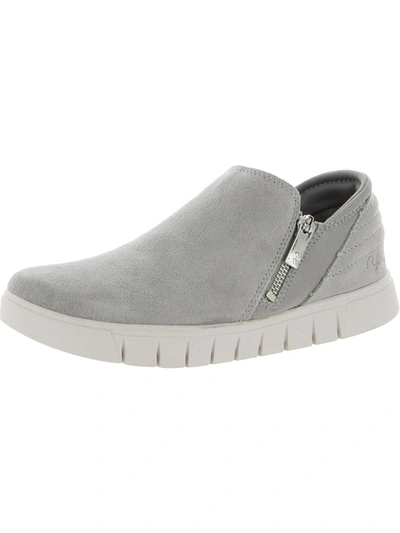 Shop Ryka Hensley Zip Womens Suede Lifestyle Athletic And Training Shoes In Grey